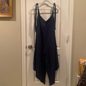 Crasqi adorable jumpsuit romper Navy Blue OS